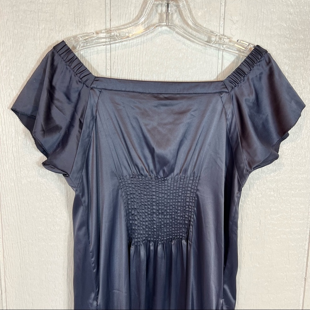3.1 Philip Lim Purple Gray Silk Cocktail Dress - Picture 8 of 9